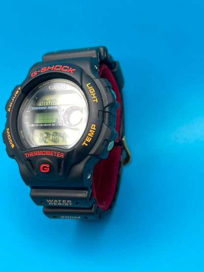 1994 Casio G-Shock DW-6100 Gold Button & Buckle. New old Stock
