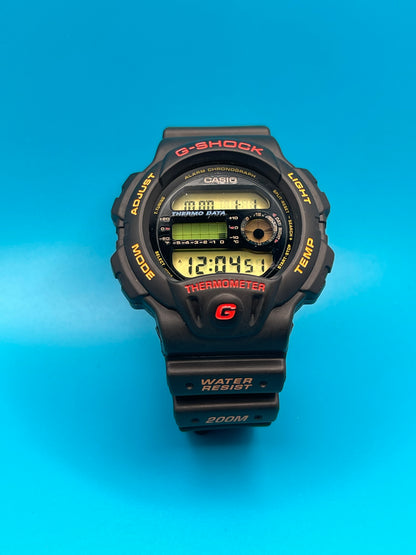 1994 Casio G-Shock DW-6100 Gold Button & Buckle. New old Stock