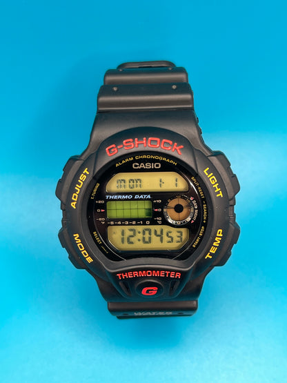 1994 Casio G-Shock DW-6100 Gold Button & Buckle. New old Stock
