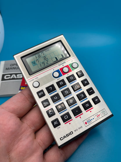 1982 rare Casio 3 Game and calculator NEW OLD STOCK