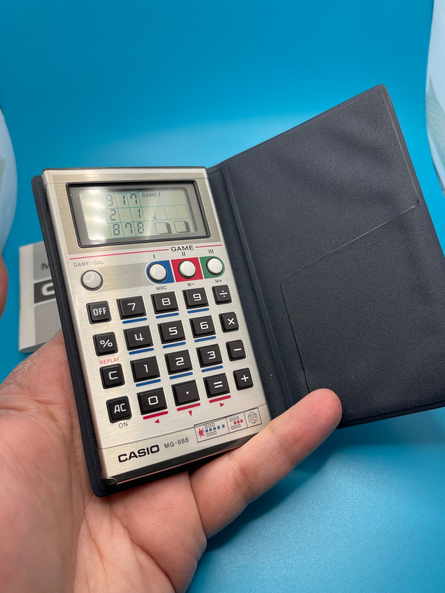 1982 rare Casio 3 Game and calculator NEW OLD STOCK