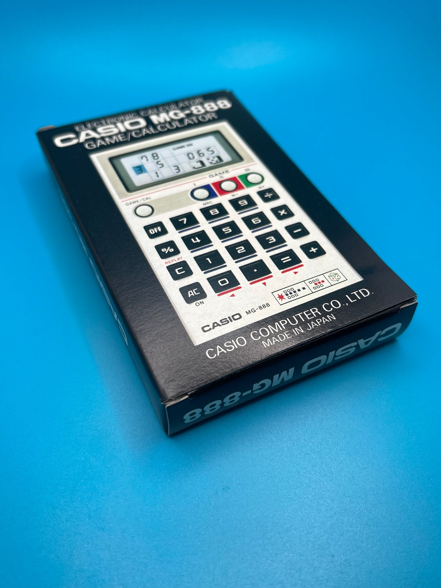1982 rare Casio 3 Game and calculator NEW OLD STOCK