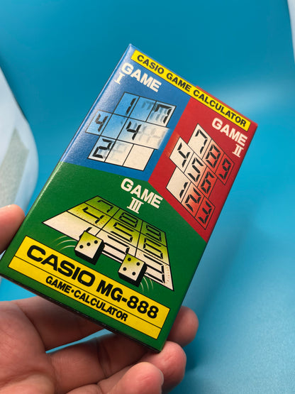 1982 rare Casio 3 Game and calculator NEW OLD STOCK