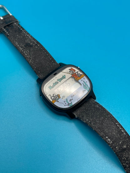1982 Casio AG-20 Game watch. Mega rare Huckle Berry Hanna Barbera