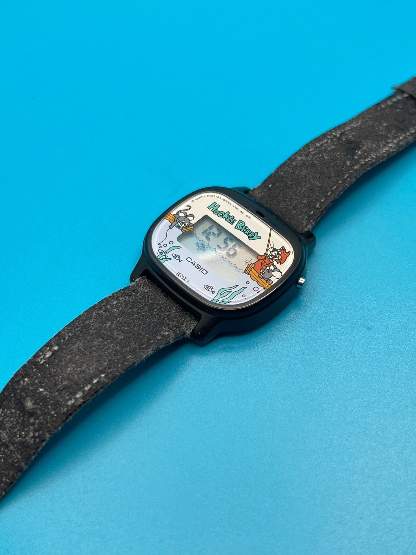 1982 Casio AG-20 Game watch. Mega rare Huckle Berry Hanna Barbera