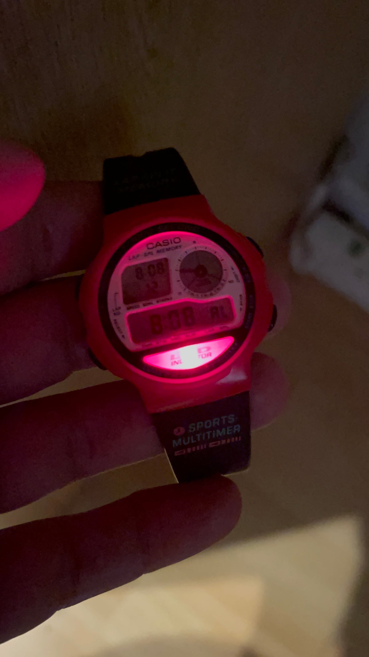 1993 Casio LED-10 Red case