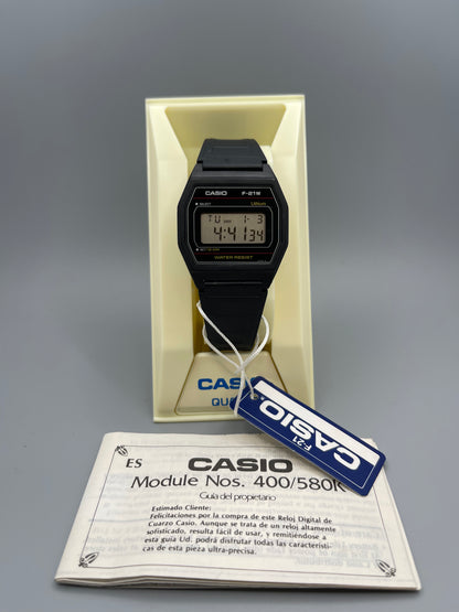 1984 Casio F-21 unused in its original box (RARE FIND)