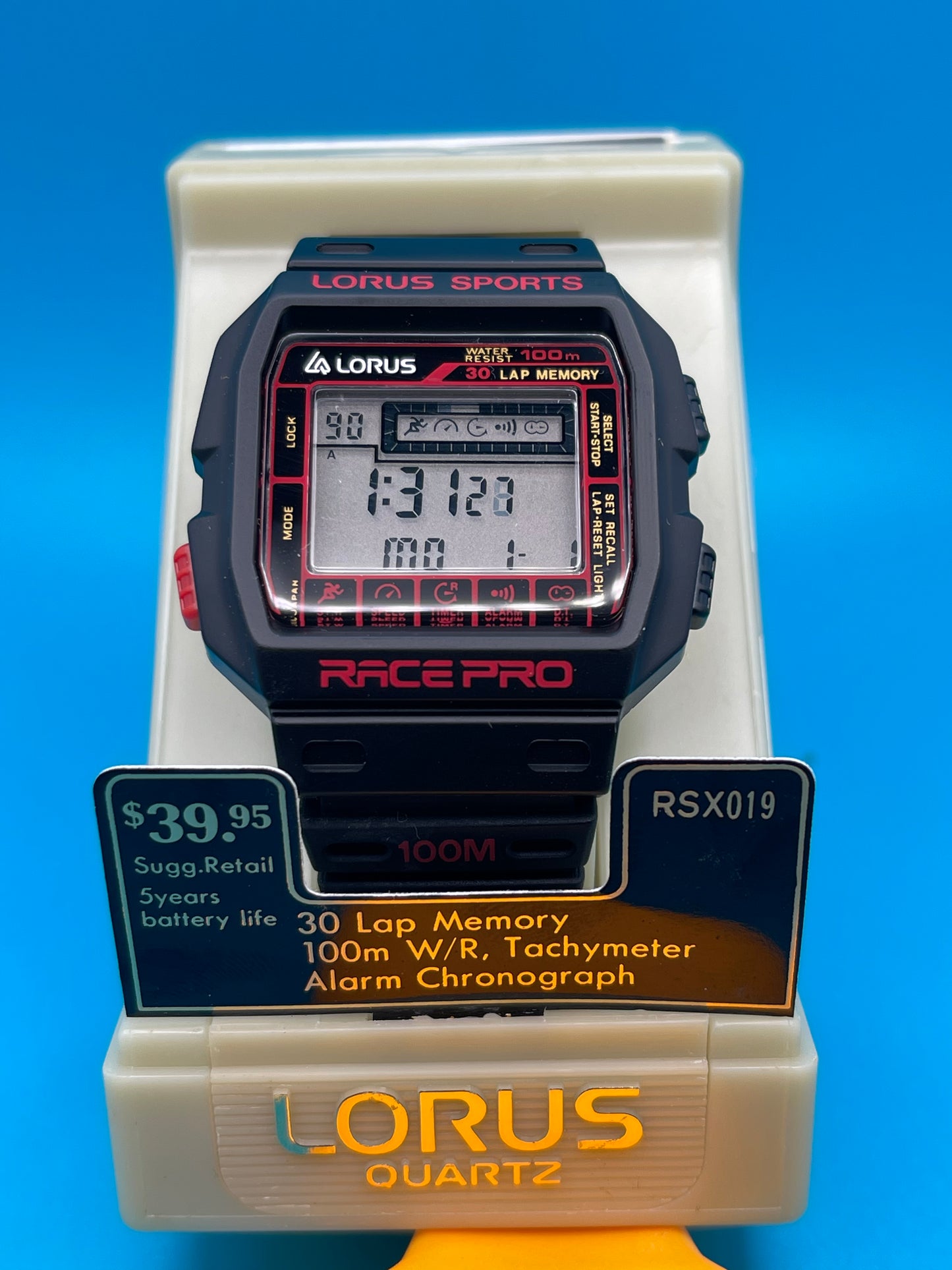 1989 Lorus RSX019 Race Pro