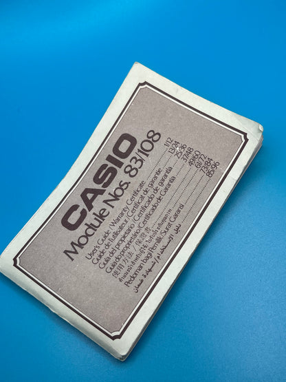 1982 Casio A852 in excellent condition