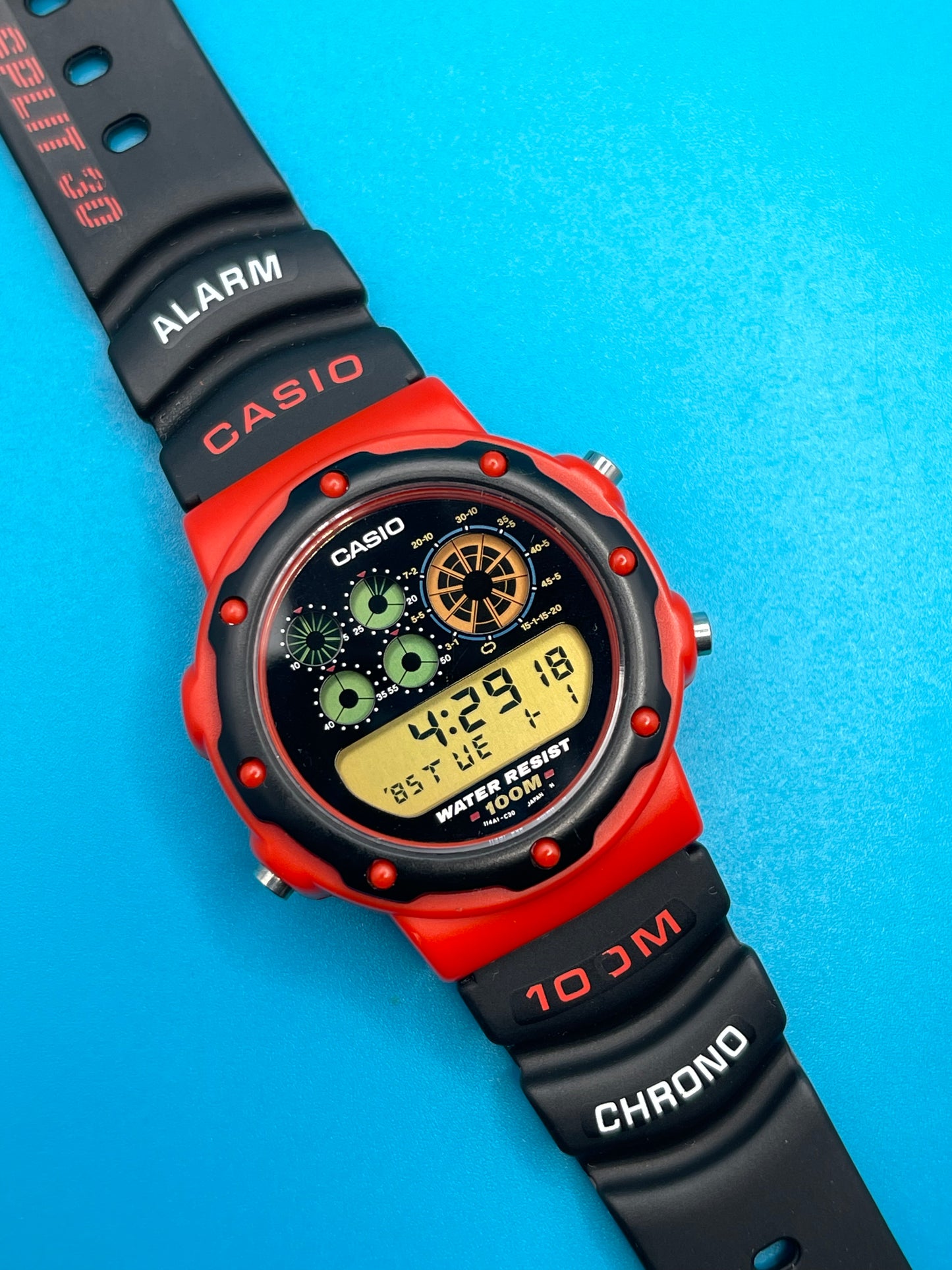 1992 Casio PGW-30 Rare red