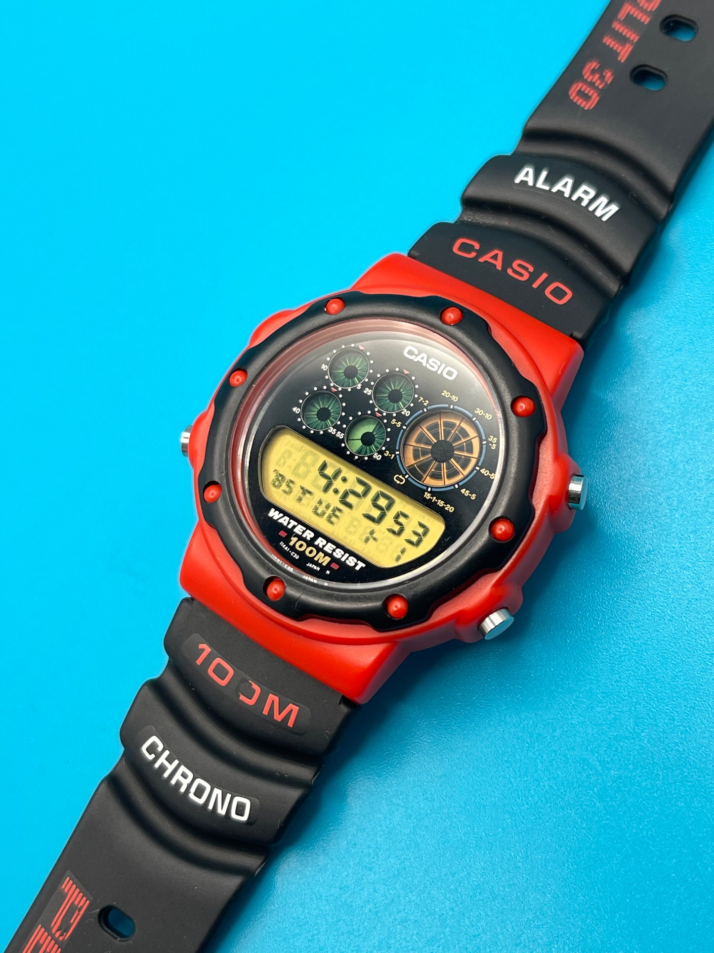 1992 Casio PGW-30 Rare red