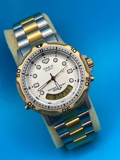 1990 Casio Oceanus 200M Divers watch, AD-702 new old stock