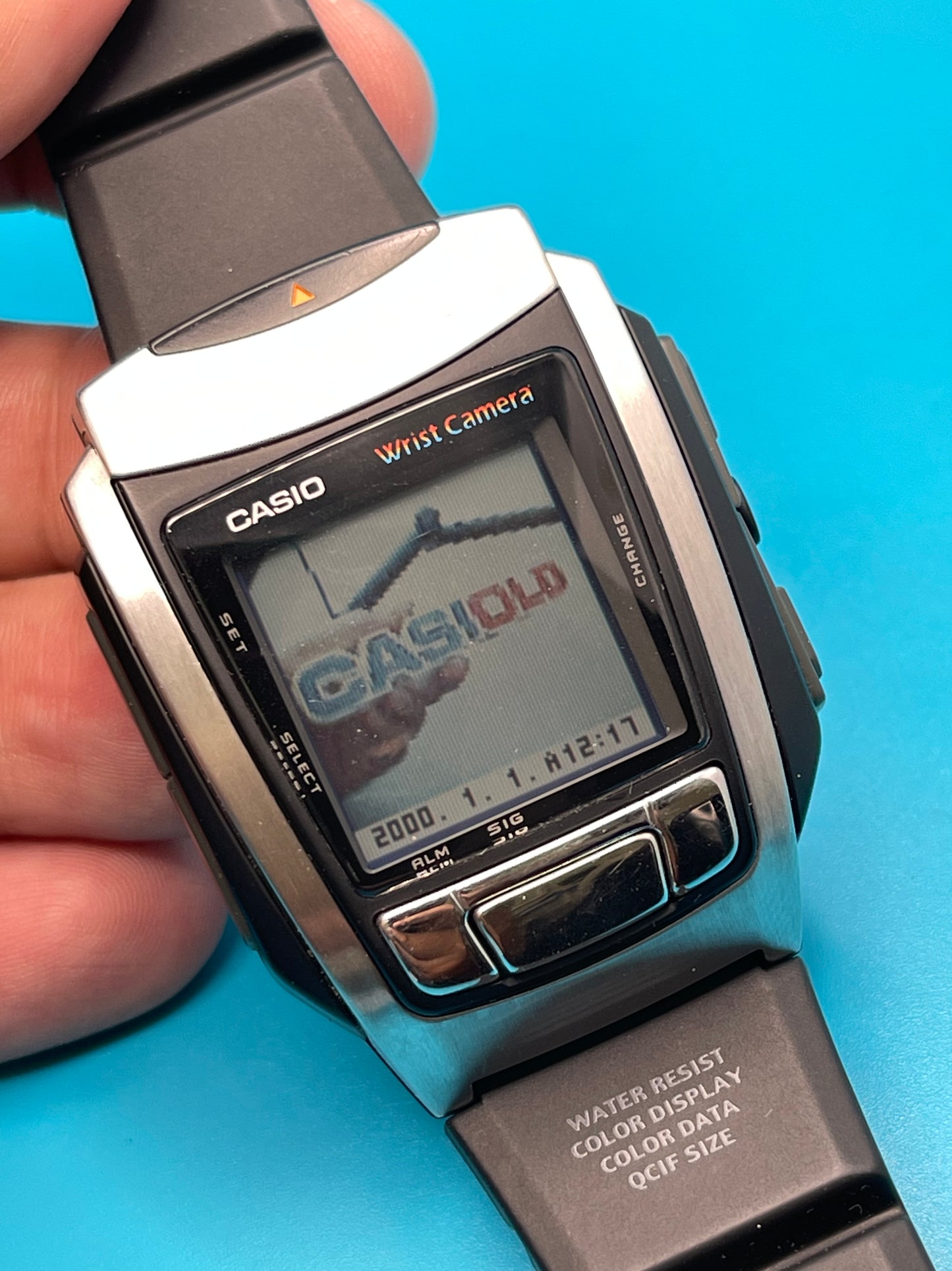 Casio WQV-10 First colour wrist camera watch