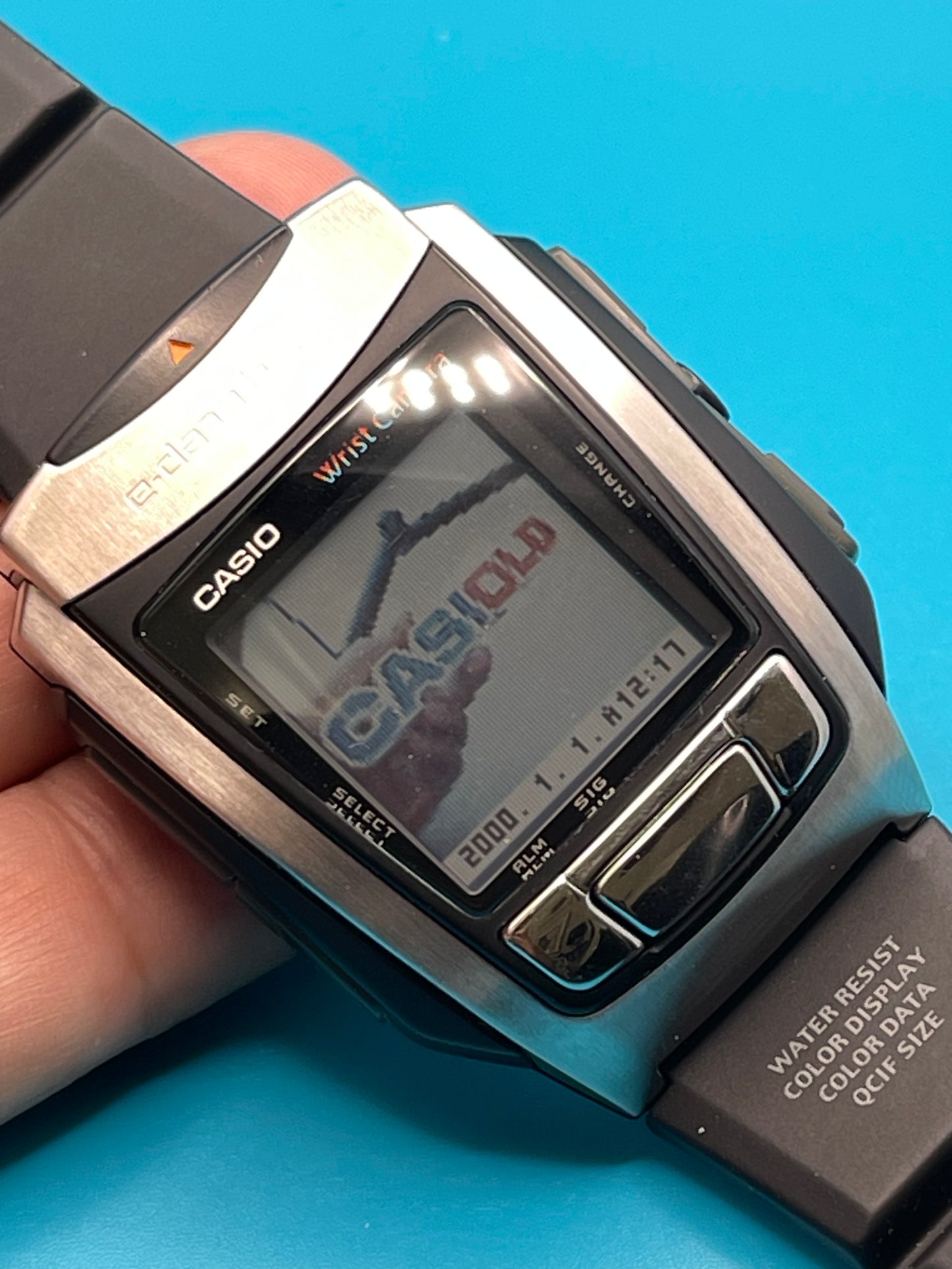 Casio WQV-10 First colour wrist camera watch